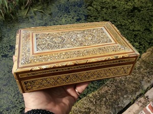 Caja de Regalo con Incrustaciones de Hueso de la Mejor Calidad, con Patrón de Mosaico Hecho a Mano, Empaque Elegante y de Lujo para Joyería, Regalos de Boda - Product Image 5