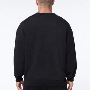 Sweat-shirt athlétique pour homme 385 GSM en coton et polyester polaire, col rond, personnalisable, fabrication OEM - Product Image 6