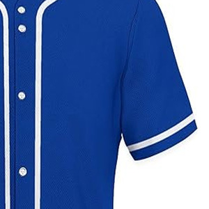 Camiseta de béisbol personalizada al por mayor, camiseta de béisbol con sublimación impresa, camiseta de béisbol de equipo impresa por sublimación, sublimada por Dress Sports - Product Image 3
