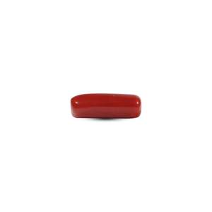 Synthetic Red Coral 6.05 Carat Brilliant Cut Loose Gemstone 4x6mm AA Quality for Fine Jewelry - Product Image 1