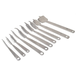 Retractores Hohmann, Elevador de Hueso Manual, Acero Inoxidable Alemán, 8 mm de Ancho, 160 mm de Longitud, Instrumentos de Alta Calidad con Certificación CE - Product Image 6