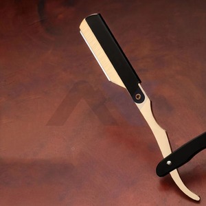 Professional Manual Barber Swing Lock Stainless Steel Six Blade Face Shaver Straight Edge Folding <b>Razor</b> for <b>Men</b> Beard Trimming - Product Image 3
