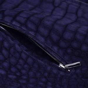 Latest Wholesale <b>High</b> Street Style Men Crocodile Skin <b>Leather</b> Jacket Winter Motorcycle Jacket Zipper Closure <b>Top</b> - Product Image 2