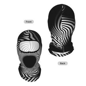 Splendid Apparel Unisex Striped <b>Balaclava</b> Face Mask Breathable Waterproof Nylon Outdoor Sports Protection Adjustable Head - Product Image 1