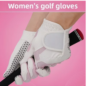 ถุงมือกอล์ฟ PU สีขาว สำหรับมือซ้าย ความยาวระดับข้อมือ สไตล์ลำลอง ทนทาน ถุงมือกีฬา พิมพ์ลายด้วยความร้อน ใช้ได้ในฤดูใบไม้ผลิและฤดูใบไม้ร่วง - Product Image 4