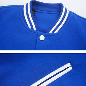 Chaqueta de Diseño Personalizado para Hombre, Chaqueta de Béisbol de Alta Calidad con Cuerpo de Lana y Mangas de Cuero, Estilo Urbano, Talla Grande, Chaqueta de Invierno para Hombre - Product Image 5