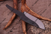 Couteau utilitaire multifonctionnel léger et portable, forgé sur mesure en acier à haute teneur en carbone 1095, lame vierge, manche pleine longueur, fabrication artisanale OEM