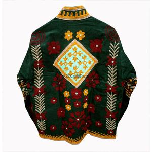 Chaqueta de Punto Moderna con Bordado a Mano, Estilo Cotrise, de Alta Calidad, Transpirable, Ecológica, de Secado Rápido, con Cuello Mao, para Otoño - Product Image 6