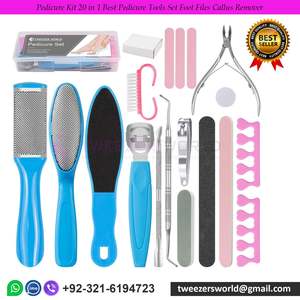 Kit de Pedicura 20 en 1, el Mejor Juego de Herramientas para Pedicura, Limas para Pies, Removedor de Callosidades - Product Image 1