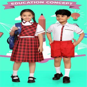 Uniformes Escolares de Punto de Algodón para Niños de Otoño, Diseño Personalizado Bordado, Uniforme Escolar de Talla Personalizada - Product Image 2