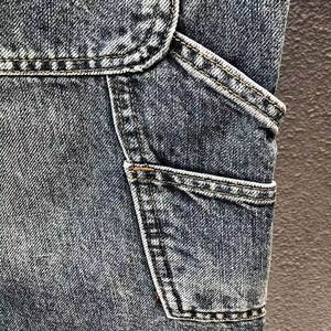 Shorts en jean droits tendance pour homme, coupe slim, décontractés, écologiques, 100 % coton, couleur unie, style rétro, collection été 2026 - Product Image 4
