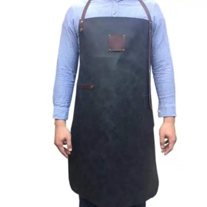 Cowhide Grain Leather Welding Apron Heavy Duty <b>Fire</b> Heat Spark Resistant Body Protection Industrial Safety Welders Apron - Product Image 1