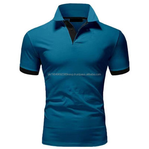 Polo de Manga Larga para Hombre, de Algodón de Alta Calidad, Corte Ajustado, con Rayas Cortas Tejidas, Envío DDP - Product Image 1