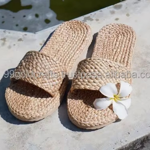 Coconut Fiber Composite Flip Flops Comfortable Daily Wear Sandals Bulk Supply - Product Image 2