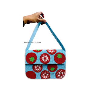 Bolsos de Mano con Cuentas Personalizados de Moda para Mujer, Bolsos de Hombro con Tachuelas Hechos a Mano con Diseños Artesanales Únicos - Product Image 3