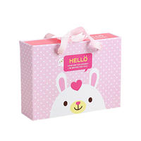 Boîte cadeau Unalilia artisanale en papier kraft 250 g/m² avec vernis offset, motif dessin animé coréen, logo personnalisé, portable et créative, pour bonbons
