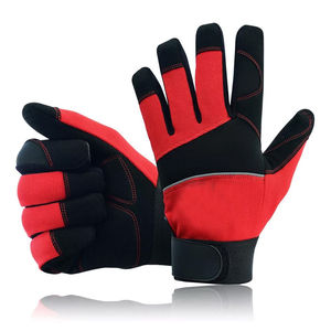 Guantes de Mecánico de Cuero de Primera Calidad con Buen Agarre, Diseño Acolchado Suave, Función Táctil, Protección de Seguridad Sin Látex - Product Image 1