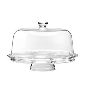 Support à gâteau Excelsa avec cloche en verre Palladio 30x23.5x30 cm Transparent - Product Image 1