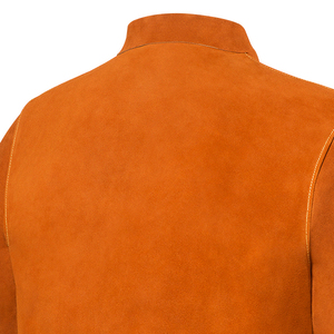 Chaqueta de Soldador de Cuero Vacuno de Primera Calidad, Ropa Protectora para Soldadura, Bomberos, Seguridad Industrial, Trajes de Trabajo - Product Image 4