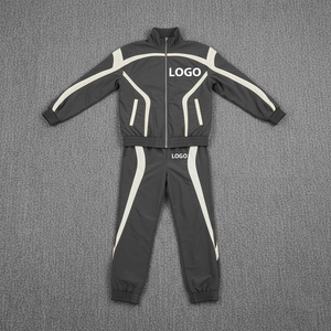 Survêtement coupe-vent décontracté pour homme, en nylon respirant, avec fermeture éclair, idéal pour le printemps – Nouvelle collection très prisée - Product Image 2