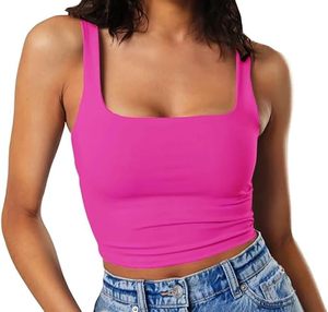 Top Corto para Mujer, Tela Suave, Ajuste Cómodo, Estilo Casual Diario, Ligero - Product Image 2