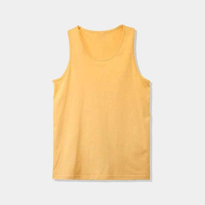 Men's Mint Green Solid Color O-Neck Knitted Sleeveless Tank Top Casual Wear Polyester/Cotton Anti-Pilling - Product Image 4