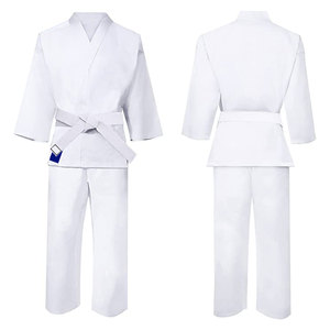 Traje de Karate Unisex de Algodón, Opción de Logotipo Personalizado, Material de Lona, Kimono de Jiu Jitsu para Entrenamiento de Artes Marciales, Secado Rápido y Transpirable - Product Image 5