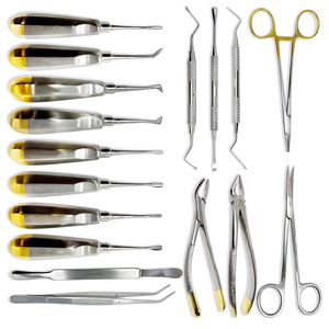 Kit d'instruments chirurgicaux dentaires en acier inoxydable, pinces orthodontiques manuelles, ensemble de forceps d'extraction dentaire, classe I Grip - Product Image 3
