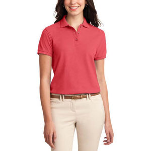 Nueva Llegada, Camisetas Polo para Mujer con Diseño de Logotipo Personalizado OEM, Estilo Urbano, Ropa Casual, Camisetas Polo de Algodón para Mujer - Product Image 3
