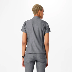 Uniforme Médico Antiarrugas Personalizado para Mujer, Mono con Mezcla de Algodón Elástico y Tela Twill, Conjuntos de Enfermera - Product Image 4
