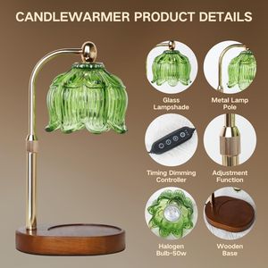 Electric <b>Dimmer</b> Candle Warmer Lamp for Home Warmth-Mom Christmas Birthday Gift for Women - Product Image 3