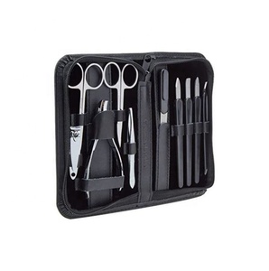 Fashion Gold Nail Manicure Set With Leather Case | Grooming Kit Manicure Set <b>Pedicure</b> Toe Nail Art <b>Tools</b> Set Elegant Kits - Product Image 3