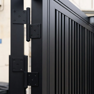<span class=keywords><strong>Portail</strong></span> de sécurité motorisé moderne en aluminium <span class=keywords><strong>à</strong></span> double <span class=keywords><strong>battant</strong></span> pour entrée principale de villa, personnalisé et automatisé - Product Image 6
