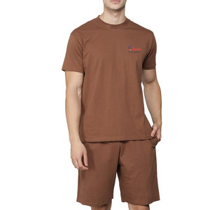 Service OEM : Ensemble t-shirt et short d'été pour homme, 100% coton. - Product Image 1