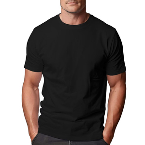High Quality 100% Cotton Blank T-shirts Wholesale Heavyweight Oversized <b>Tshirt</b> Printing Custom Men's T-Shirt For Men - Product Image 4