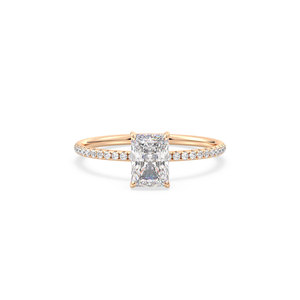 REYES New Design 14K Solid Gold IGI Certified Lab Grown Diamond <b>Ring</b> For Women Handmade HPHT CVD Diamond Women <b>Fine</b> Jewelry - Product Image 1
