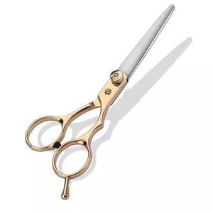 Ensemble professionnel de ciseaux de coiffure, peignes, étui, acier inoxydable 440C, manche en acier inoxydable, pour droitiers, outils de salon - Product Image 5