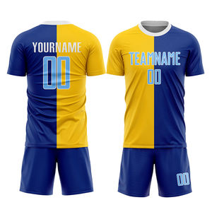 Uniformes de Fútbol de Alta Calidad, Sublimados, 100% Poliéster, Manga Corta, Transpirables, con Logotipo Personalizado del Equipo - Product Image 2
