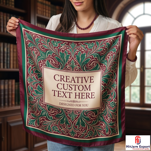 Premium Custom Printed Silk Feel Square Hijab Scarf Fashion <b>Head</b> <b>Wrap</b> Shawl OEM ODM Custom Textile Manufacturer Supplier - Product Image 6