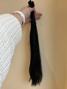 Perruques et extensions de cheveux indiens Remy de qualité supérieure avec pointes plates, double épaisseur, fixation par clips et couleur naturelle - Product Image 4