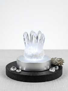 Natural clear quartz <b>cluster</b> raw <b>crystal</b> mineral specimen decorative stone for home decor collection and gifting - Product Image 6