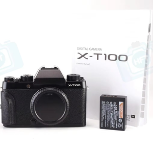 กล้องมิเรอร์เลส HFT Professional X-T100 เซ็นเซอร์ CMOS วิดีโอ Full HD หน้าจอขนาด >3 นิ้ว รองรับ SD Card แบตเตอรี่แบบชาร์จได้ ราคาประหยัด ใช้งานง่าย - Product Image 1