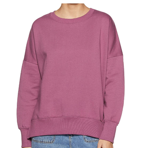 Woman Sweatshirts Sweet America O-neck Knitted Pullovers Thick Autumn Winter <b>Red</b> Color Loose Mock Neck for <b>Women</b> Sweatshirt Oem - Product Image 3