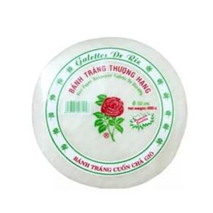 กระดาษห่ออาหาร18ซม. ลายกุหลาบทำ50x400g ปอเปี๊ยะเวียดนาม - Product Image 2