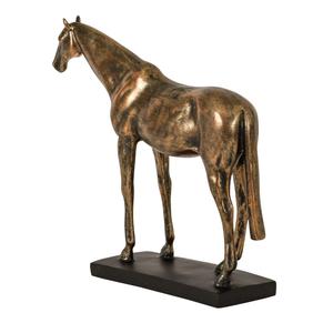 Estatua artística de caballo de aluminio fundido, escultura equina galopante elegante, decoración animal metálica de lujo para el hogar o la oficina - Product Image 2