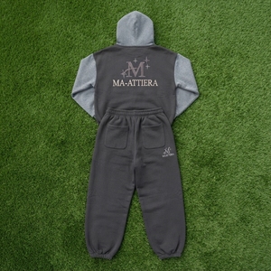 MA-ATTIERA <b>Women's</b> <b>2</b>-<b>Piece</b> Hooded Set Fleece Jogger Pants Casual Loose Fit All Seasons Streetwear <b>Outfit</b> - Product Image 5