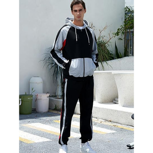 Conjunto Deportivo Informal para Hombre, Sudadera con Capucha de Algodón, Pantalones Deportivos, Pantalones Jogger, Ropa Deportiva para Correr, Estilo para Uso Diario - Product Image 5