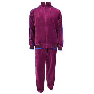 Survêtement unisexe respirant en velours à capuche imprimé avec logo personnalisé pour homme, idéal pour l'extérieur et le streetwear - Product Image 4