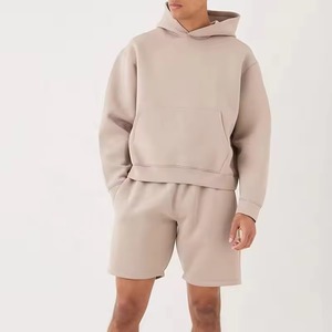 Ensemble de survêtement décontracté unisexe respirant à séchage rapide avec demi-zip et capuche, taille plus, tendance, pour homme, personnalisable avec logo OEM - Product Image 4