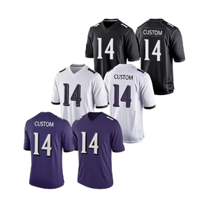 Jersey de Fútbol Americano de Primera Calidad, con Diseño Estampado, Manga Corta, Secado Rápido, Ligero, Nueva Llegada - Product Image 2